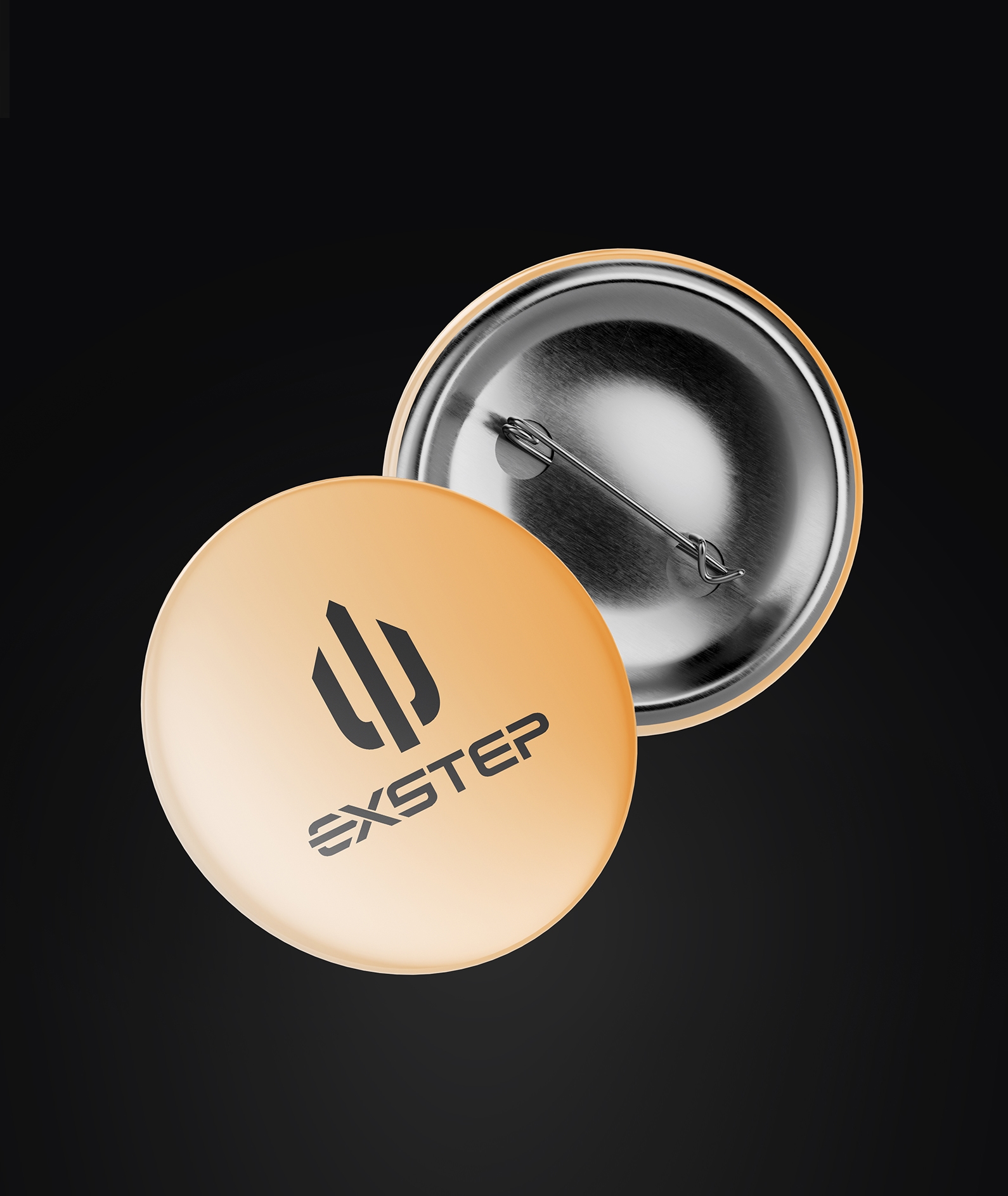 Логотип EXSTEP на значку